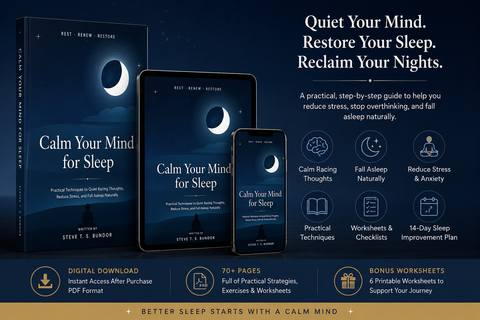 Calm Your Mind for Sleep: Practical Techniques to Quiet Racing Thoughts, Reduce Stress, and Fall Asleep Naturally