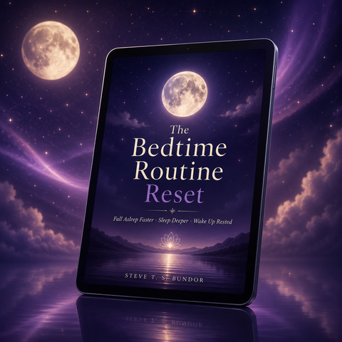 The Bedtime Routine Reset: A Simple Nightly System to Fall Asleep Faster, Sleep Deeper, and Wake Up Genuinely Rested