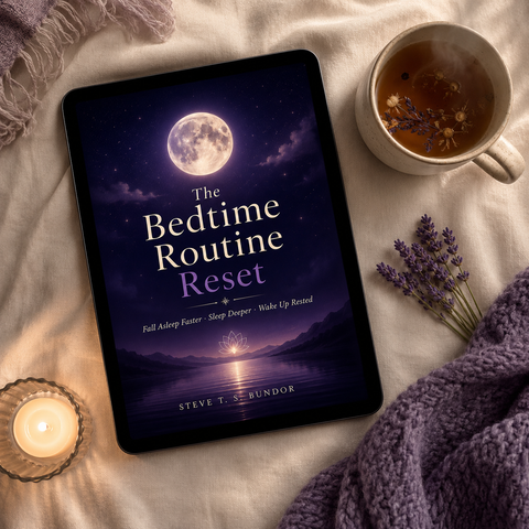 The Bedtime Routine Reset: A Simple Nightly System to Fall Asleep Faster, Sleep Deeper, and Wake Up Genuinely Rested