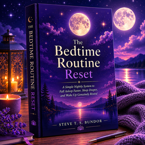 The Bedtime Routine Reset: A Simple Nightly System to Fall Asleep Faster, Sleep Deeper, and Wake Up Genuinely Rested